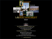 Tablet Screenshot of mattamuskeet.org